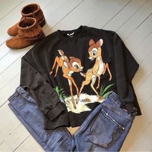 Zara bambi sweatshirt Clearance